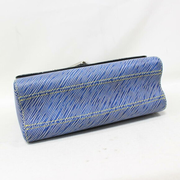 Louis Vuitton Twist Shoulder Bag Epi Denim Leather Blue - Picture 4 of 16